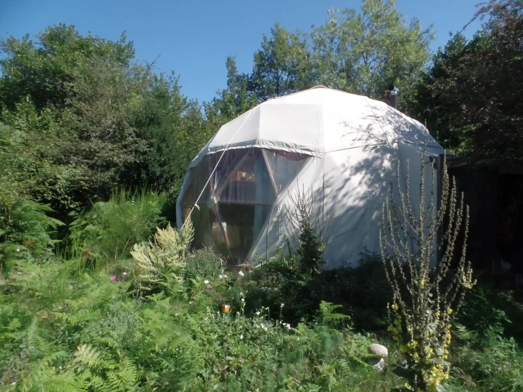 Wild dome for immersion in nature